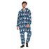 Snuggs Blanket Onesie Dark blue Christmas